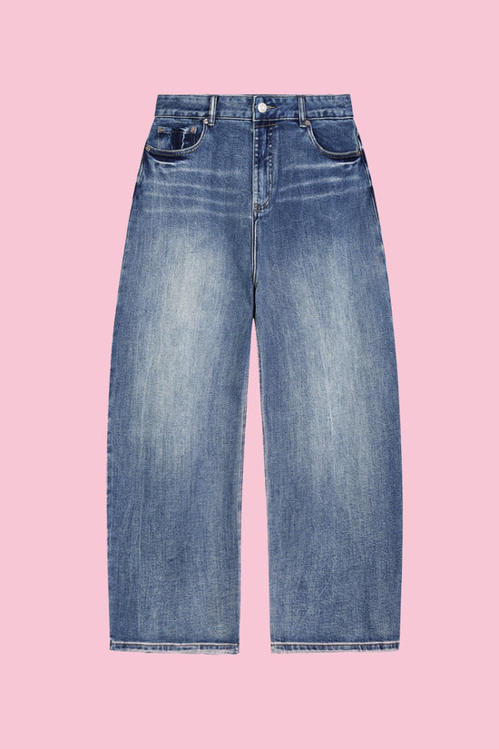 Sun Fade Heavyweight Denim Jeans