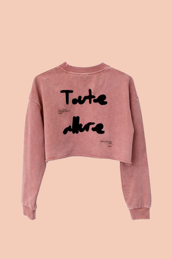 Year of the Cheval Cropped Sweatshirt